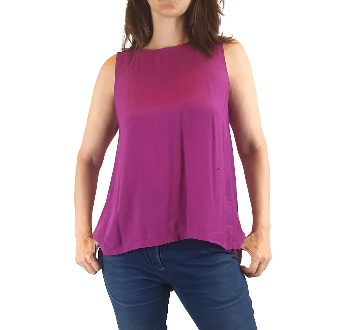 Elk preloved magenta purple sleeveless top size 8