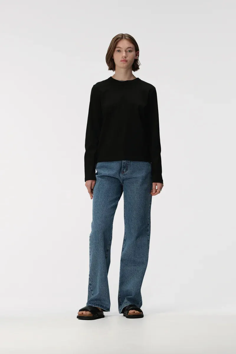 Elka Collective Zoe Long Sleeve Tee - Black