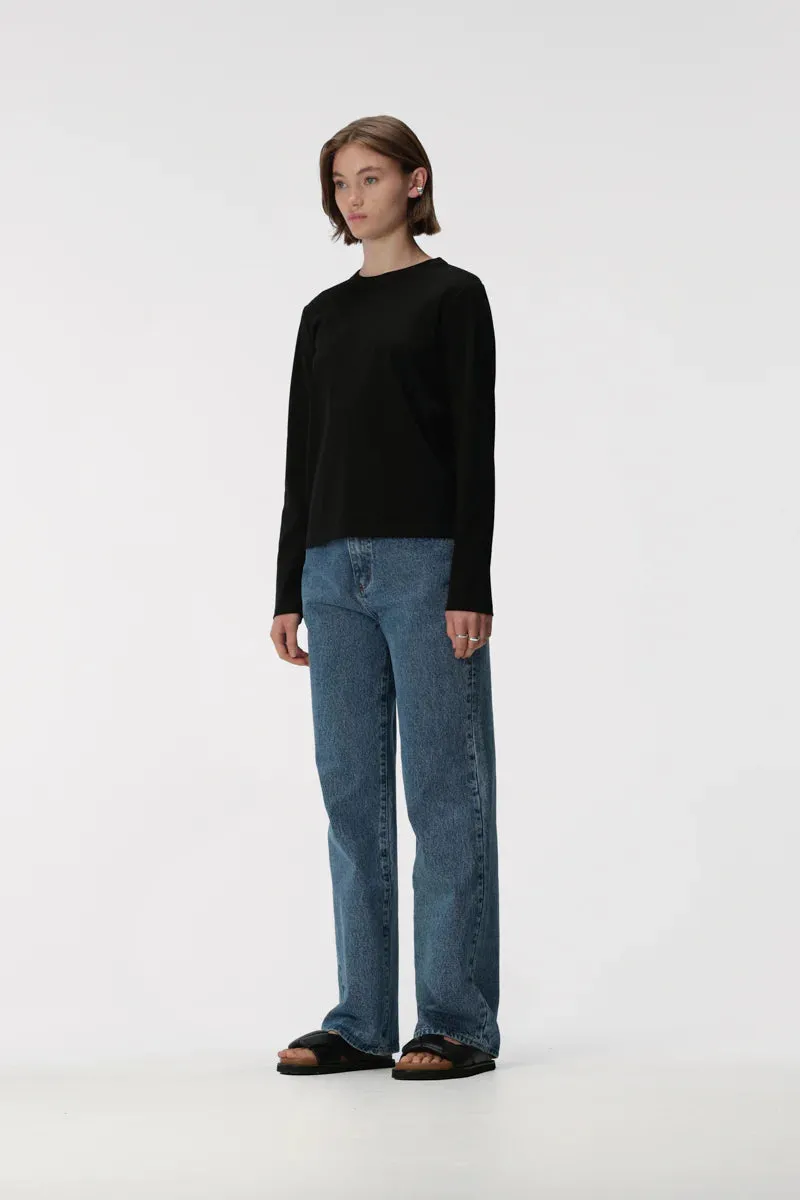 Elka Collective Zoe Long Sleeve Tee - Black