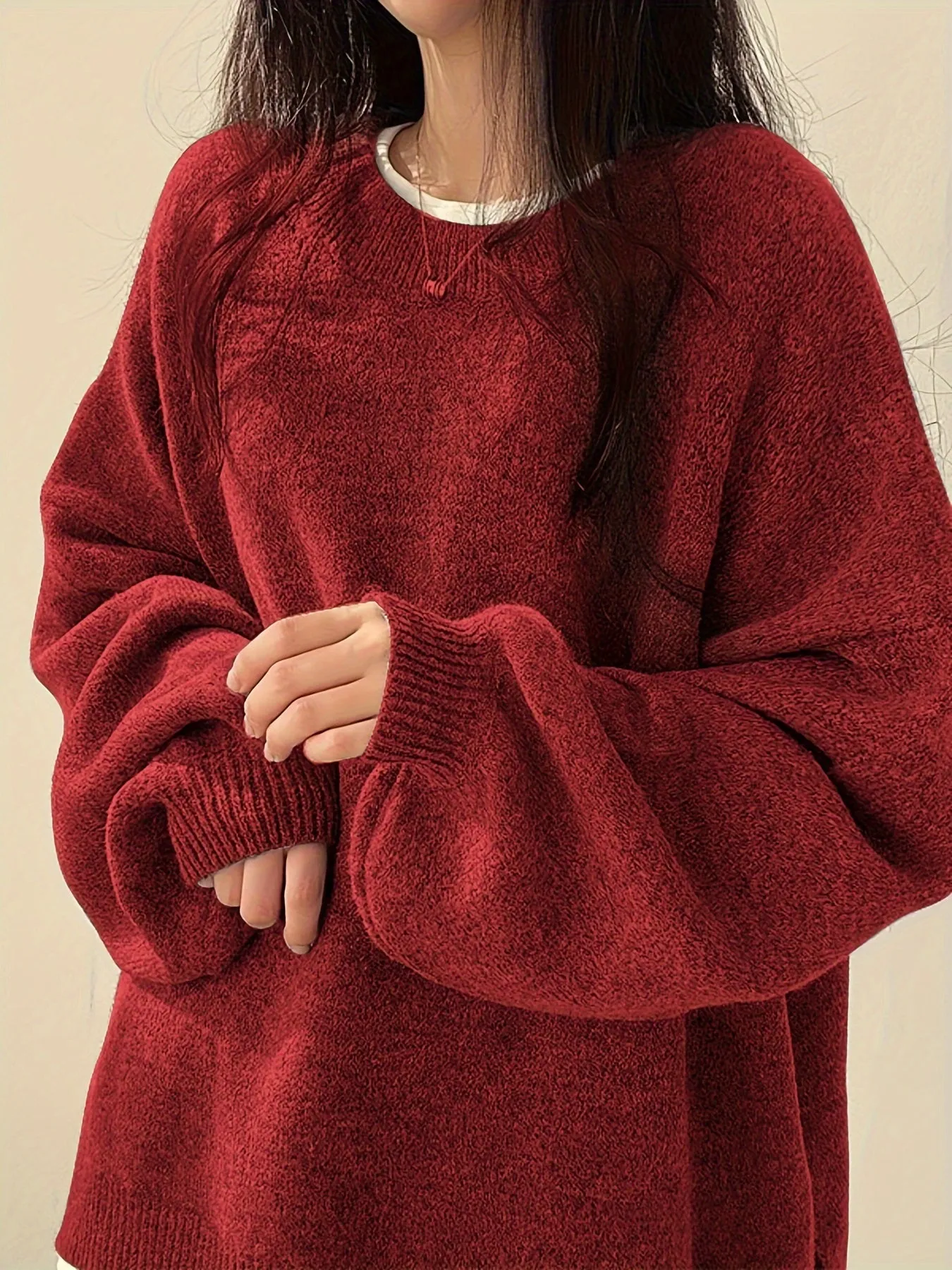 Evelyn | Cozy Crew Neck Sweater