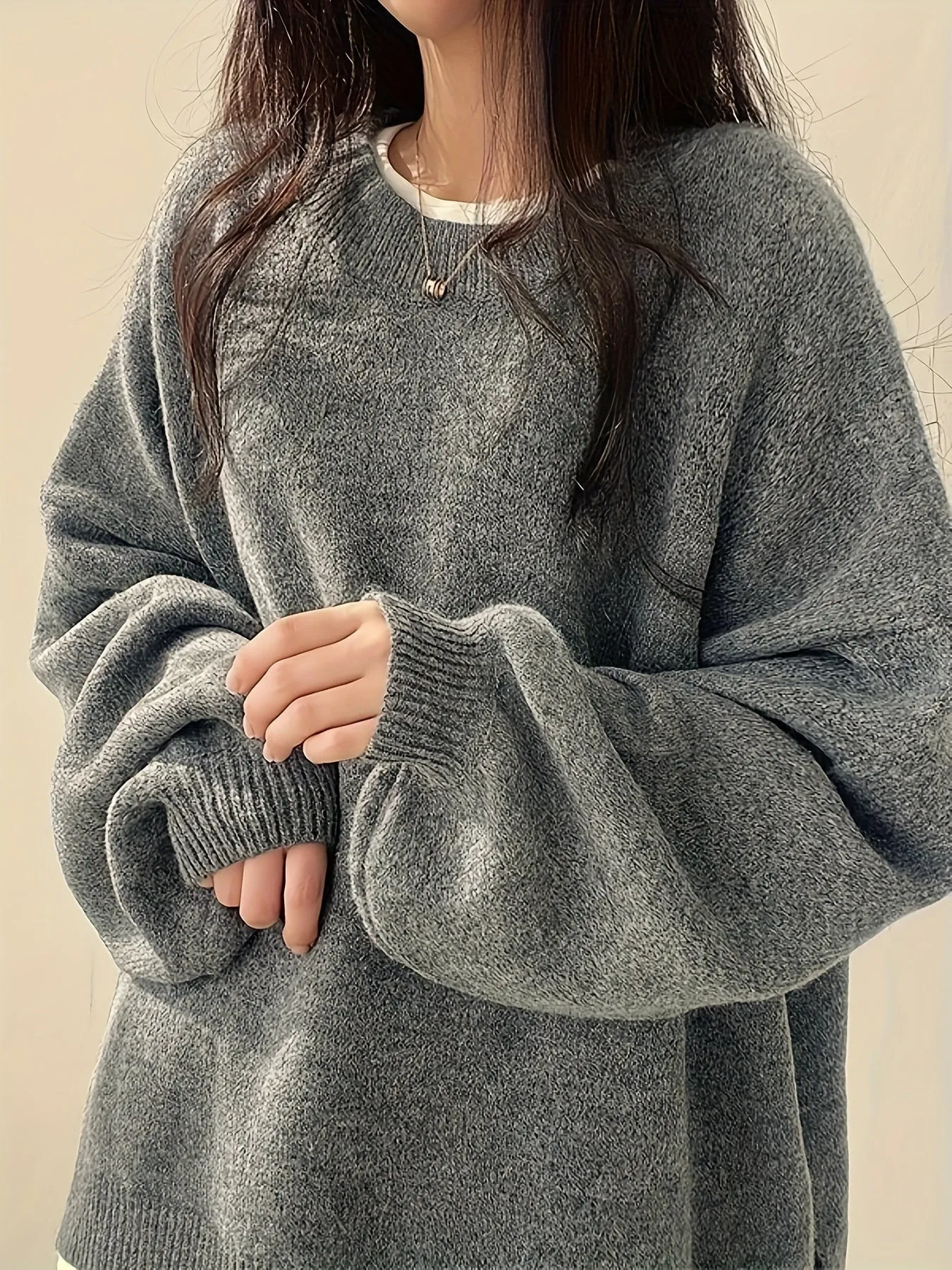 Evelyn | Cozy Crew Neck Sweater