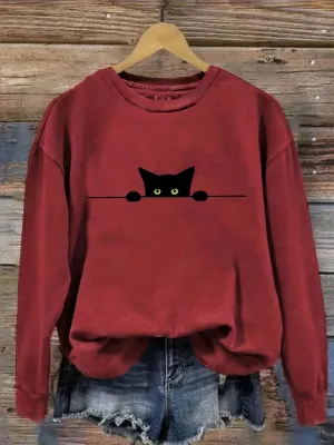 Evelyn | premium cat sweatshirt