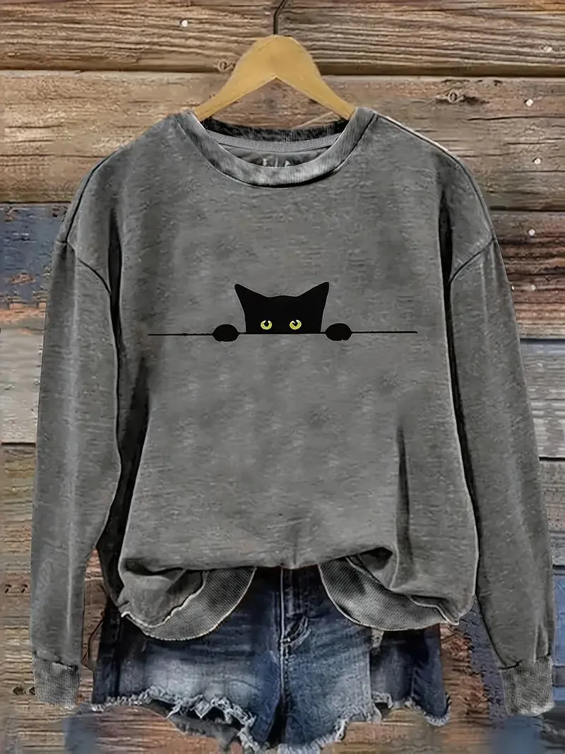 Evelyn | premium cat sweatshirt