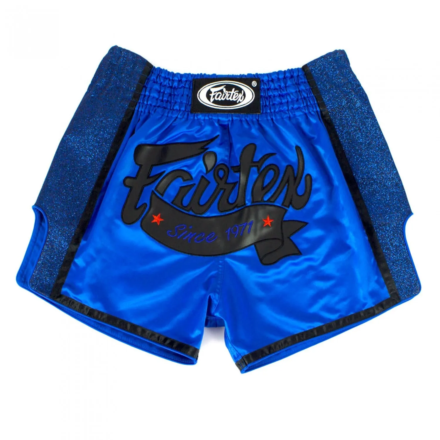 FAIRTEX SLIM CUT MUAY THAI SHORTS-ROYAL BLUE