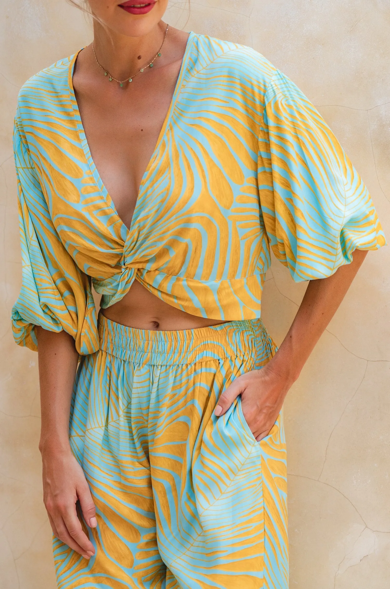 Fatima Cropped Summer Top (Sale)