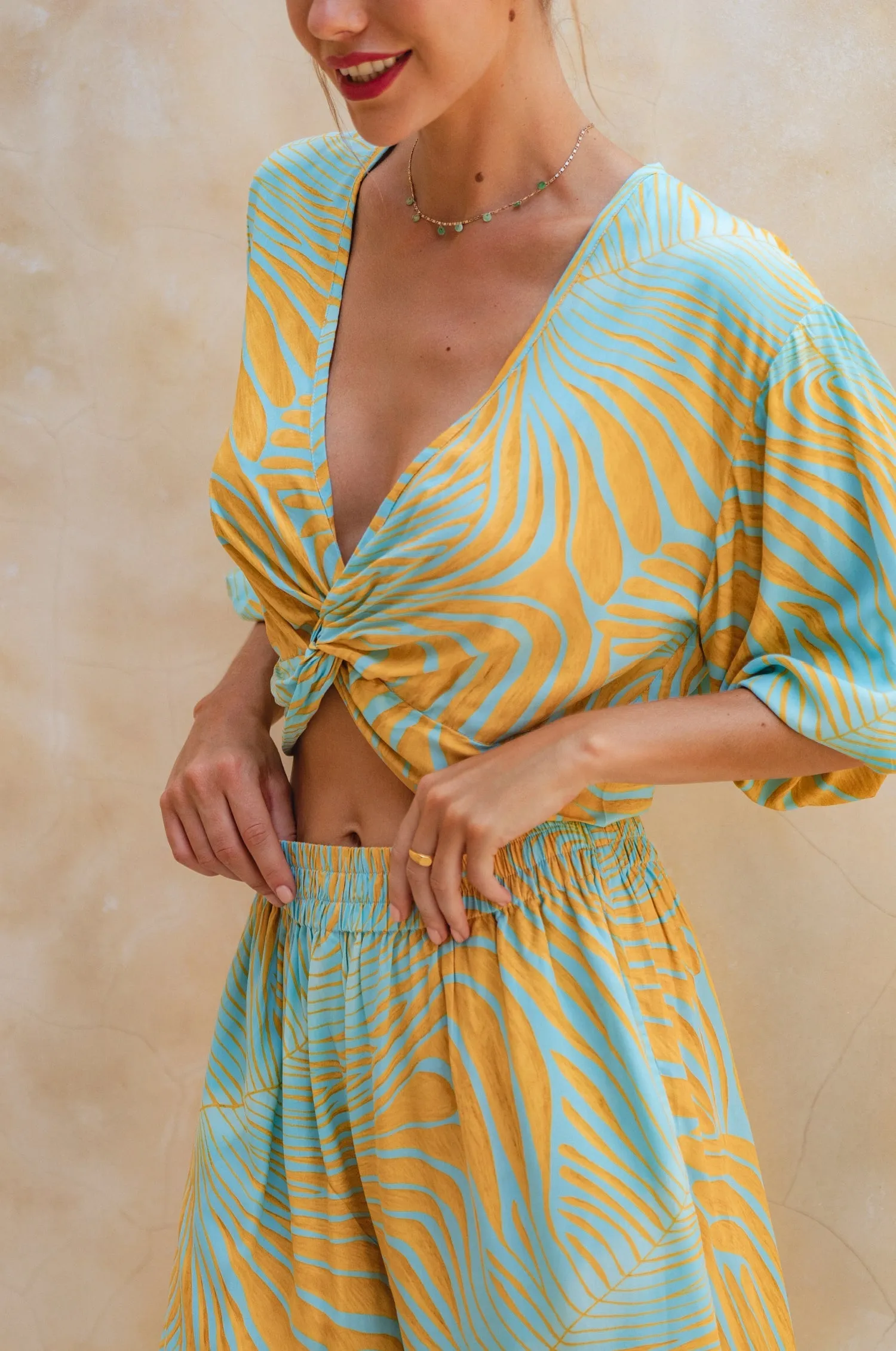 Fatima Cropped Summer Top (Sale)