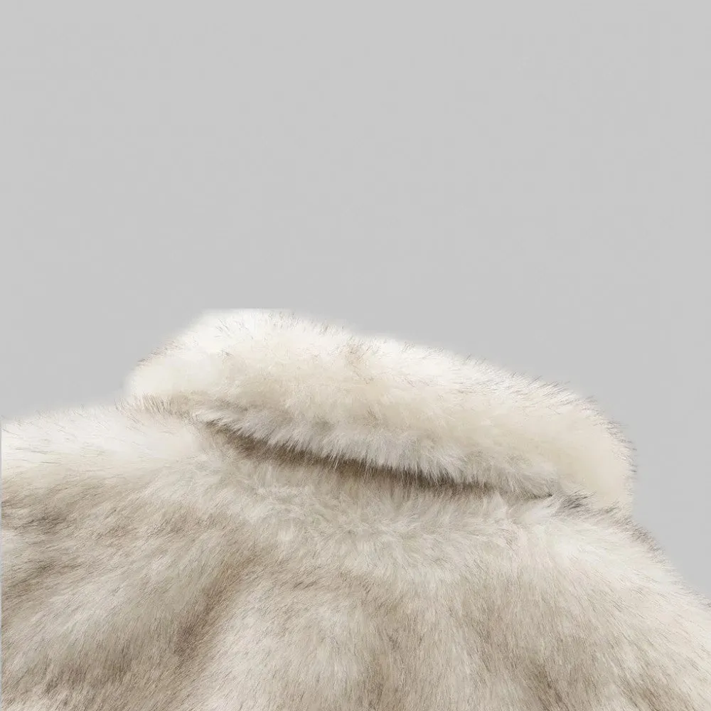 Faux Fur Cropped Jacket