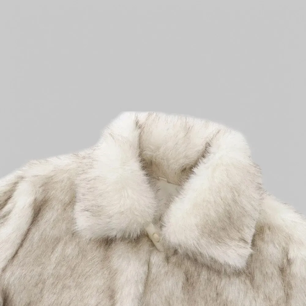 Faux Fur Cropped Jacket