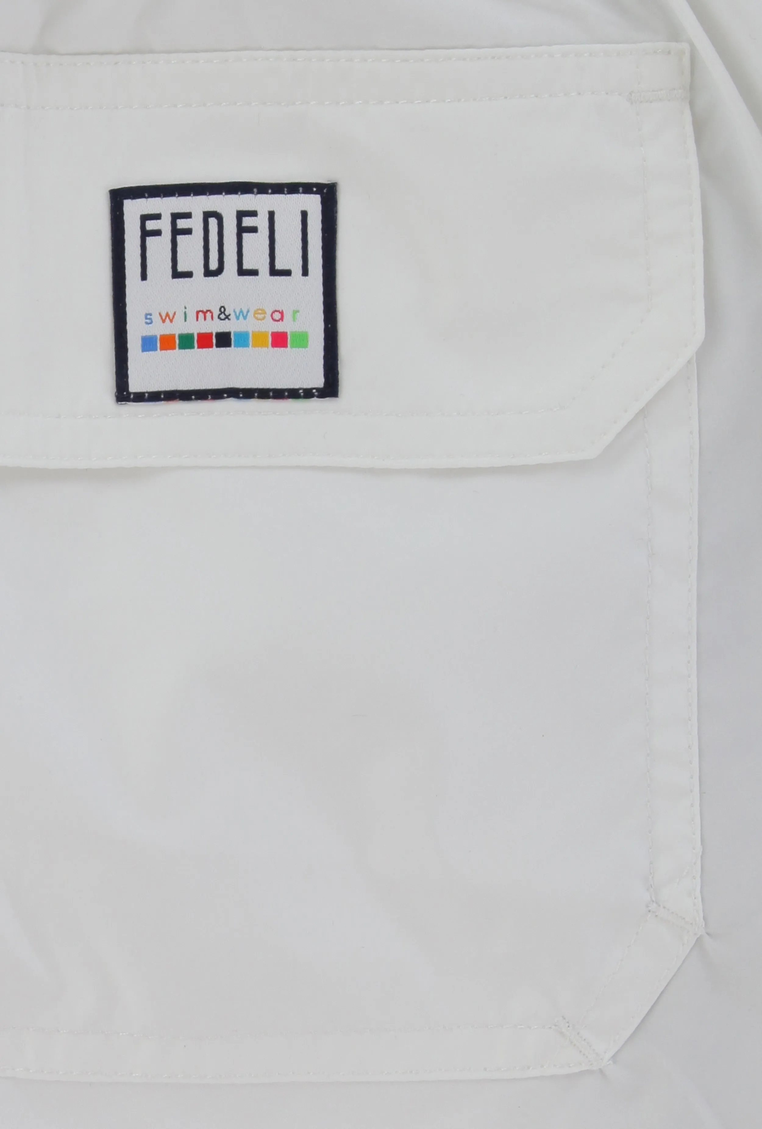 Fedeli White Swim Shorts