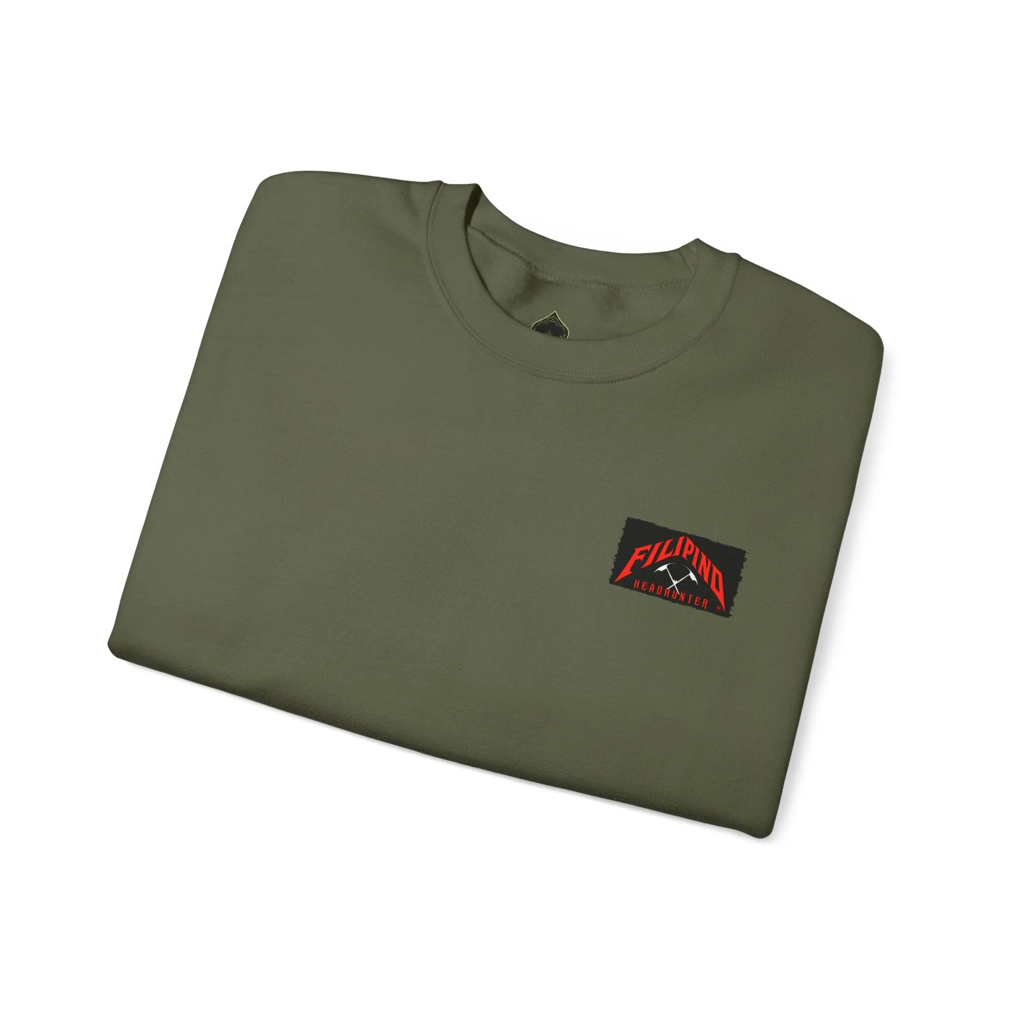 Filipino Strength Filipino Headhunter Igorot Warrior Unisex Heavy Blend™ Crewneck Sweatshirt