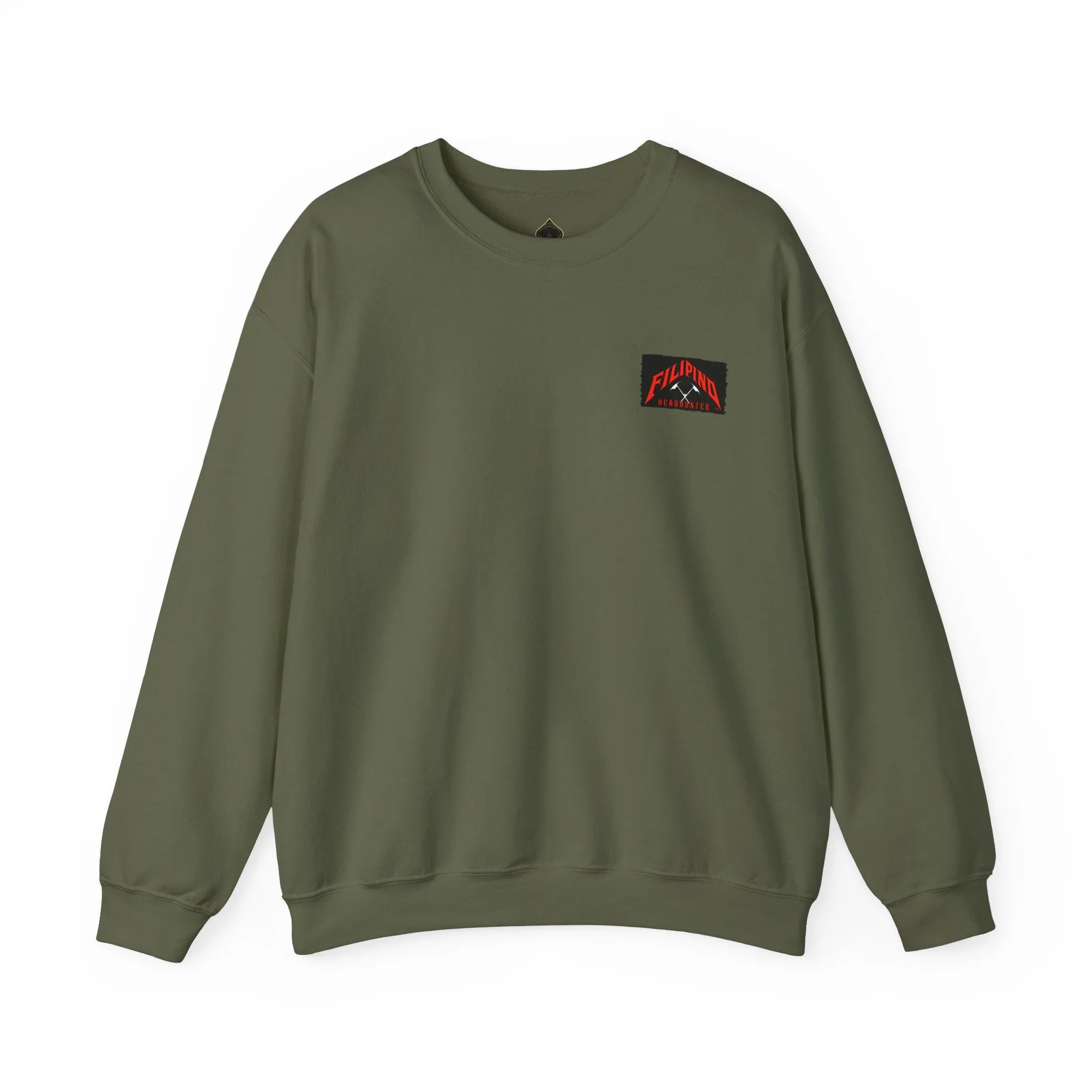 Filipino Strength Filipino Headhunter Igorot Warrior Unisex Heavy Blend™ Crewneck Sweatshirt