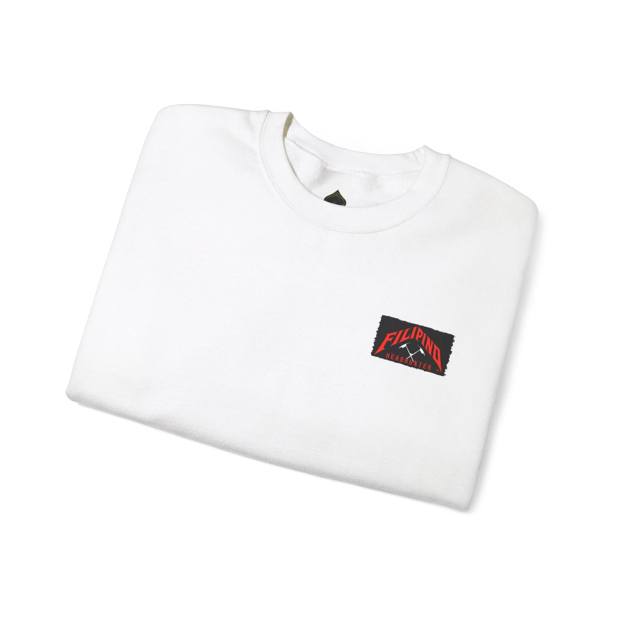 Filipino Strength Filipino Headhunter Igorot Warrior Unisex Heavy Blend™ Crewneck Sweatshirt