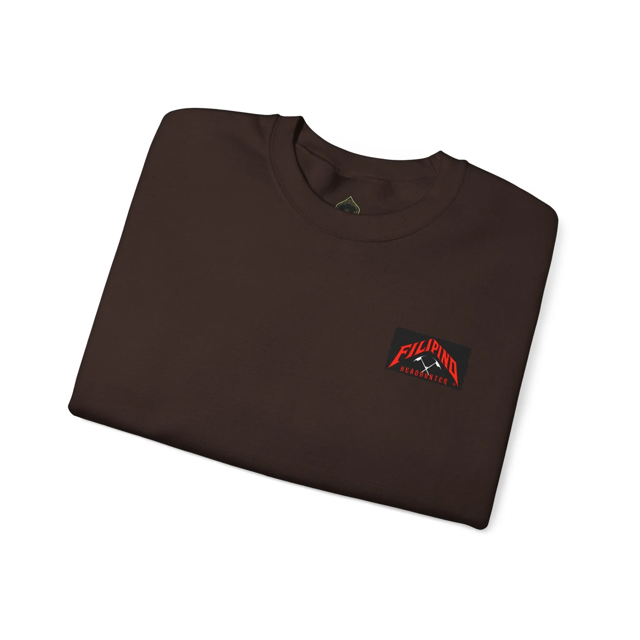 Filipino Strength Filipino Headhunter Igorot Warrior Unisex Heavy Blend™ Crewneck Sweatshirt