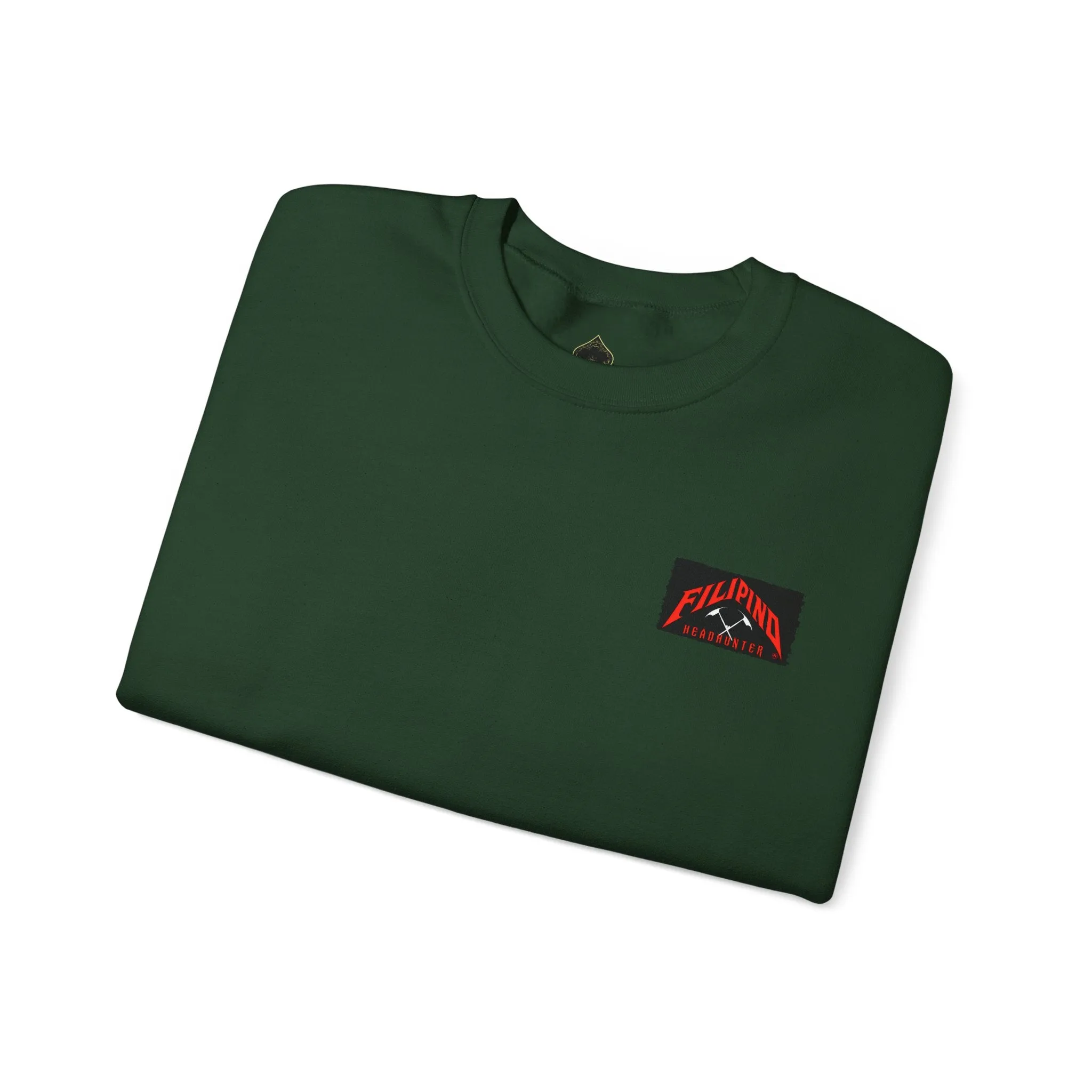 Filipino Strength Filipino Headhunter Igorot Warrior Unisex Heavy Blend™ Crewneck Sweatshirt