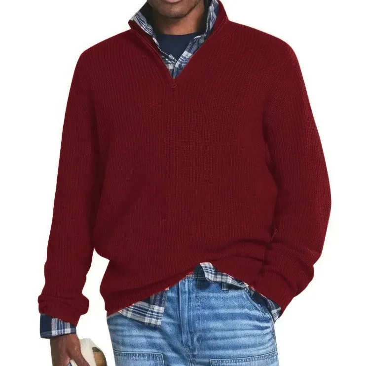 Finn | Knitted Sweater with Zipper