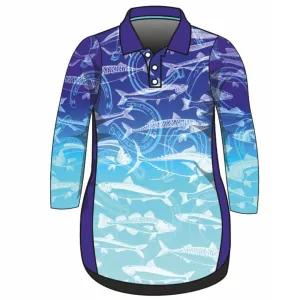 Fishing | Lucky Pattern Blue Lifestyle Fishing Dress ★Pre-Order★