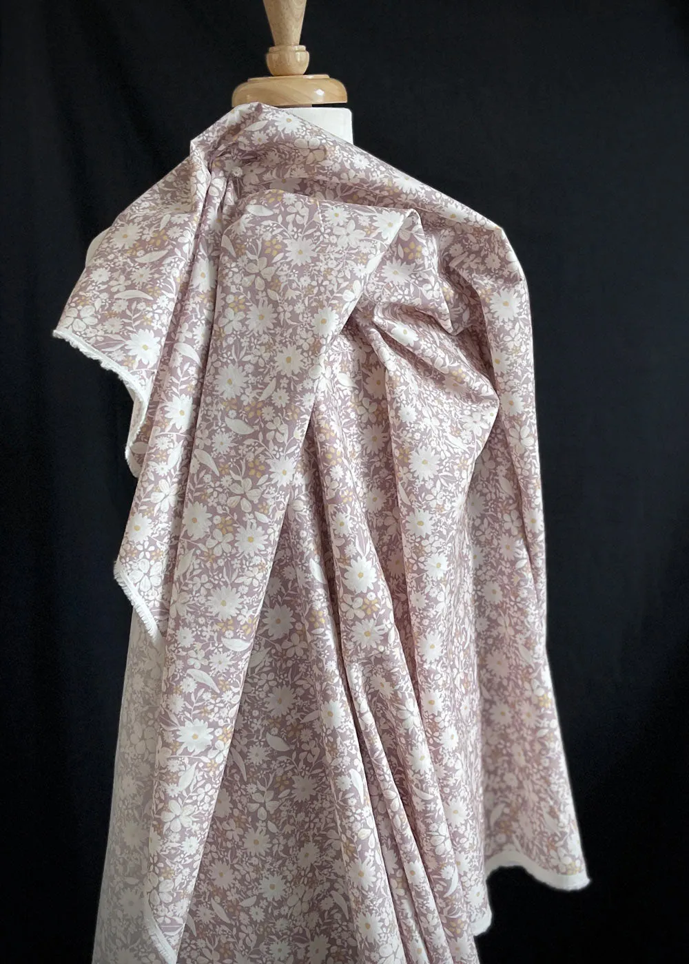 Fleur Green, Cotton Broad Cloth