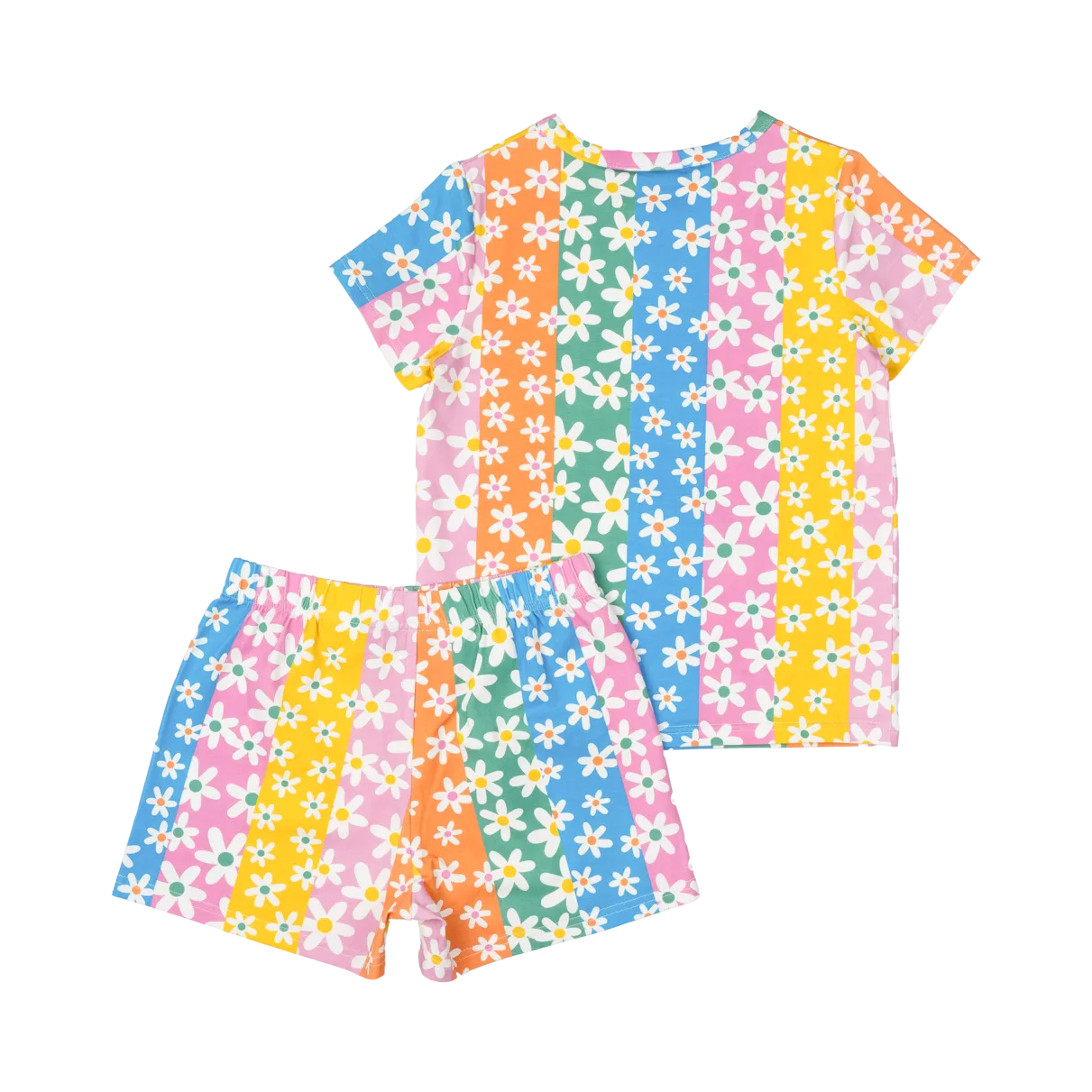 FLORAL STRIPES PJ SET