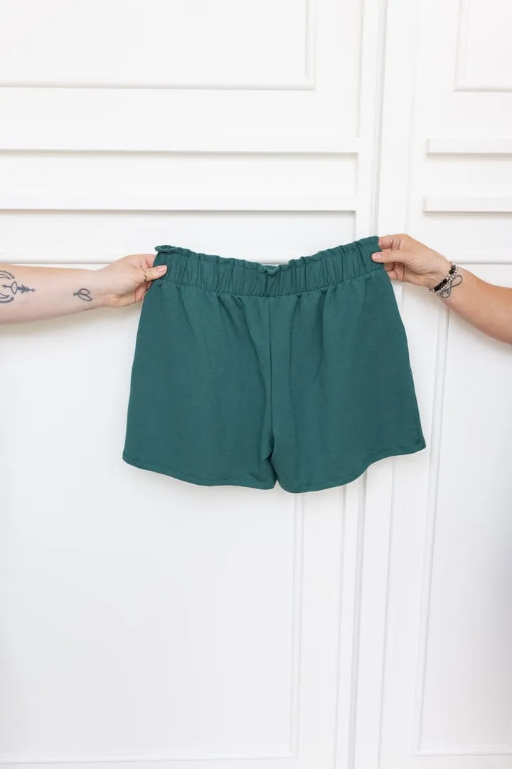 French Terry Shorts in Onyx