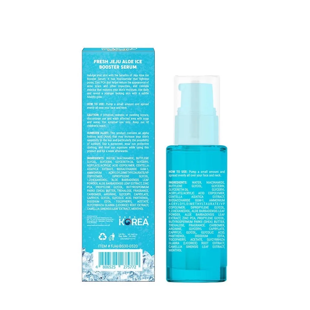 Fresh Skinlab Jeju Aloe Ice Booster Serum 30ml