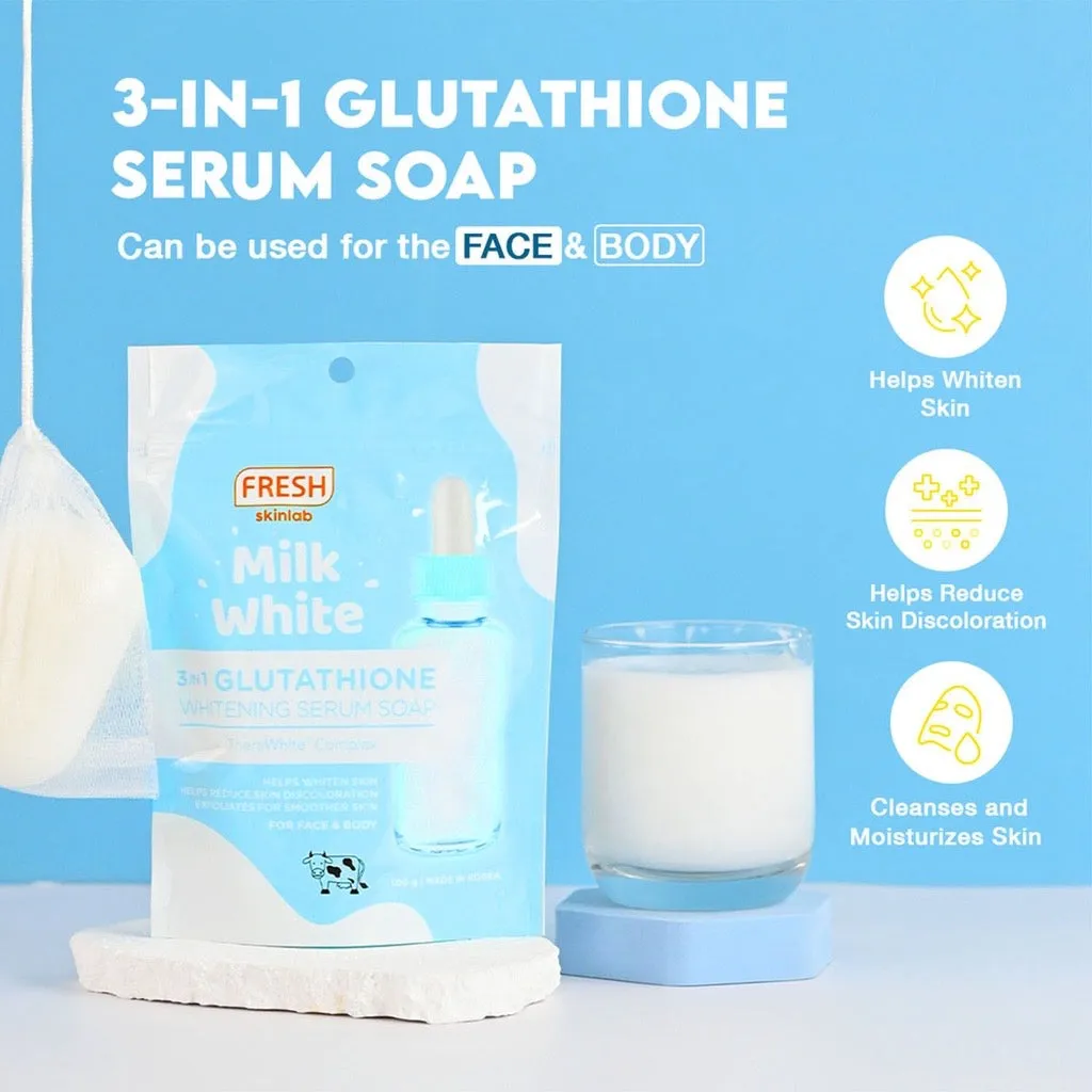 Fresh Skinlab Milk White 3in1 Soap 100g