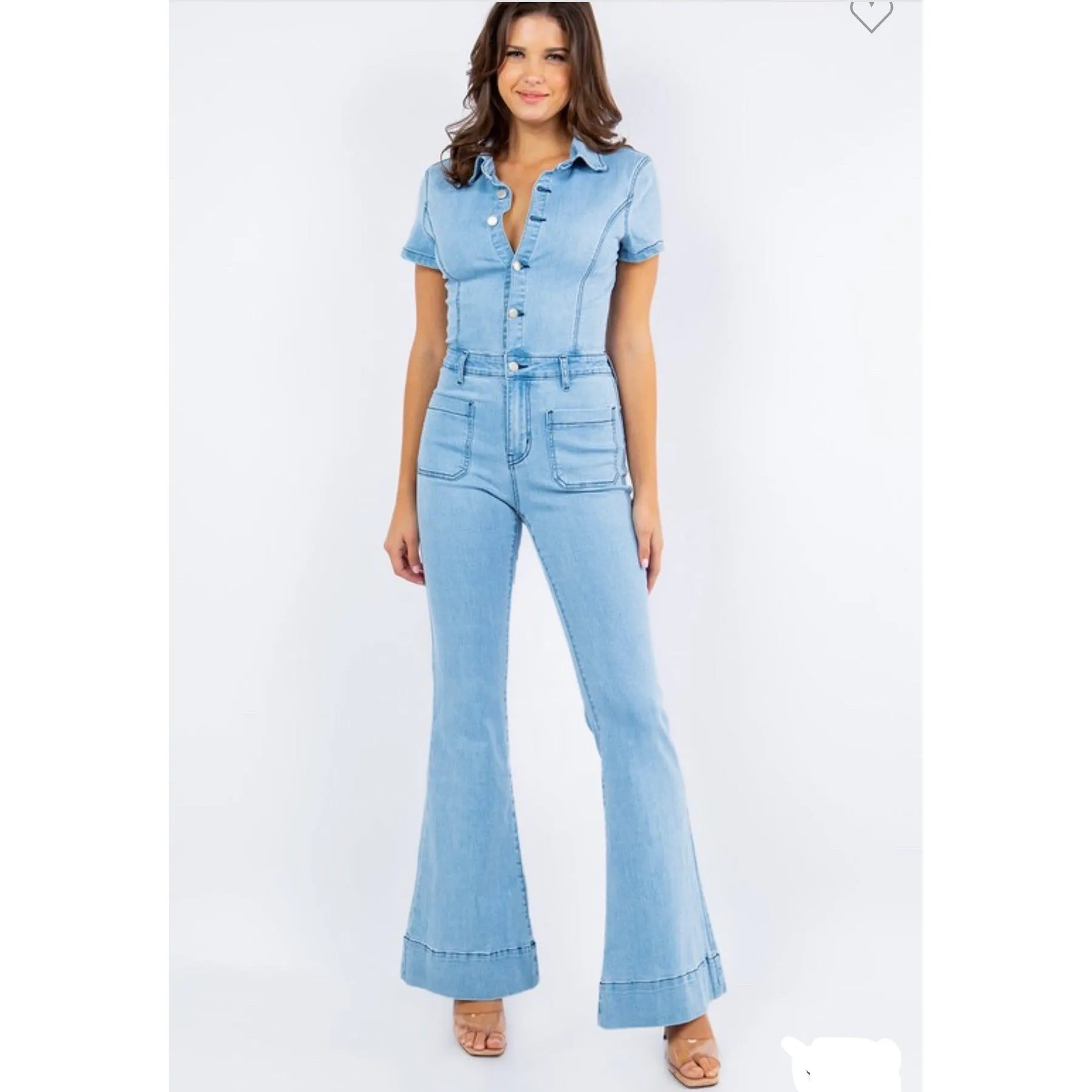 Full Body Denim Jumpsuit