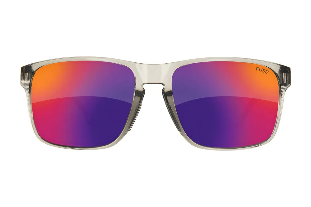Fuse Egmont XL Sunglasses | Clear Grey