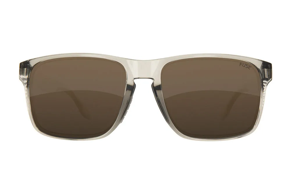 Fuse Egmont XL Sunglasses | Clear Grey