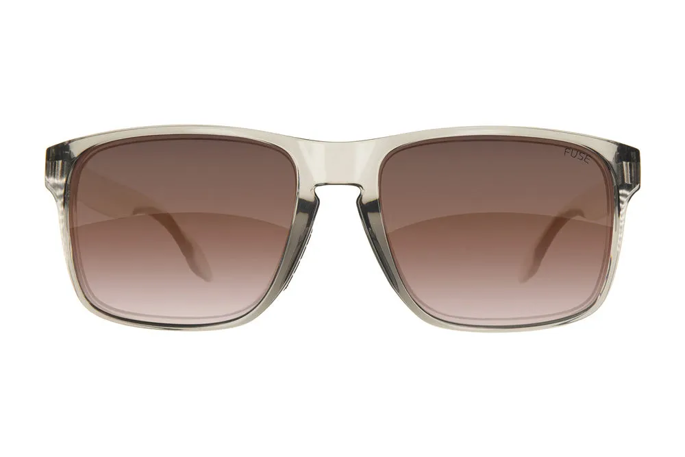 Fuse Egmont XL Sunglasses | Clear Grey