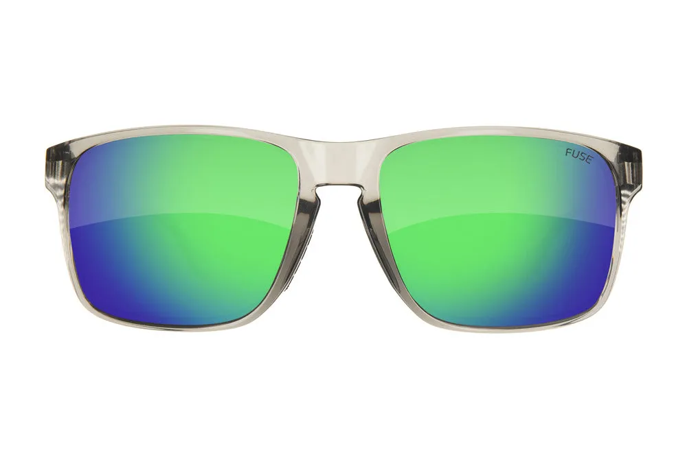 Fuse Egmont XL Sunglasses | Clear Grey