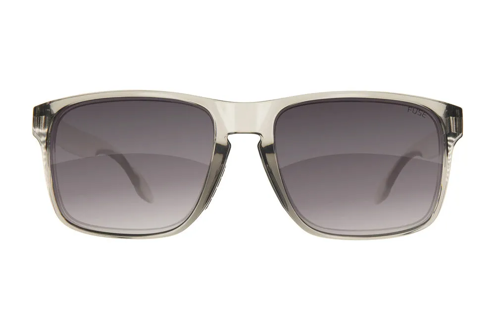 Fuse Egmont XL Sunglasses | Clear Grey