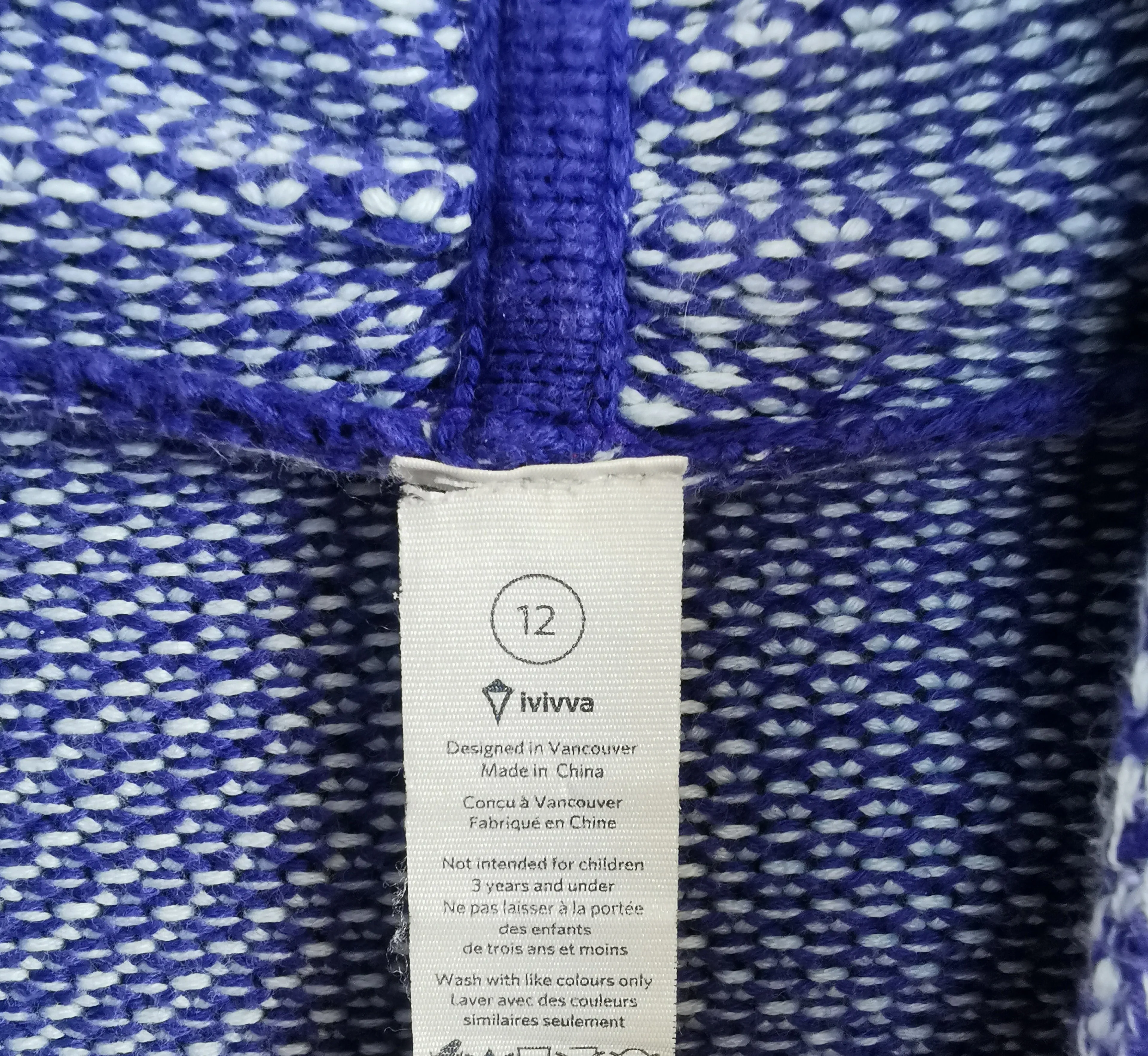 GIRL SIZE 12 YEARS - IVIVVA, Feeling Toasty Cardigan Knit Sweater EUC B42