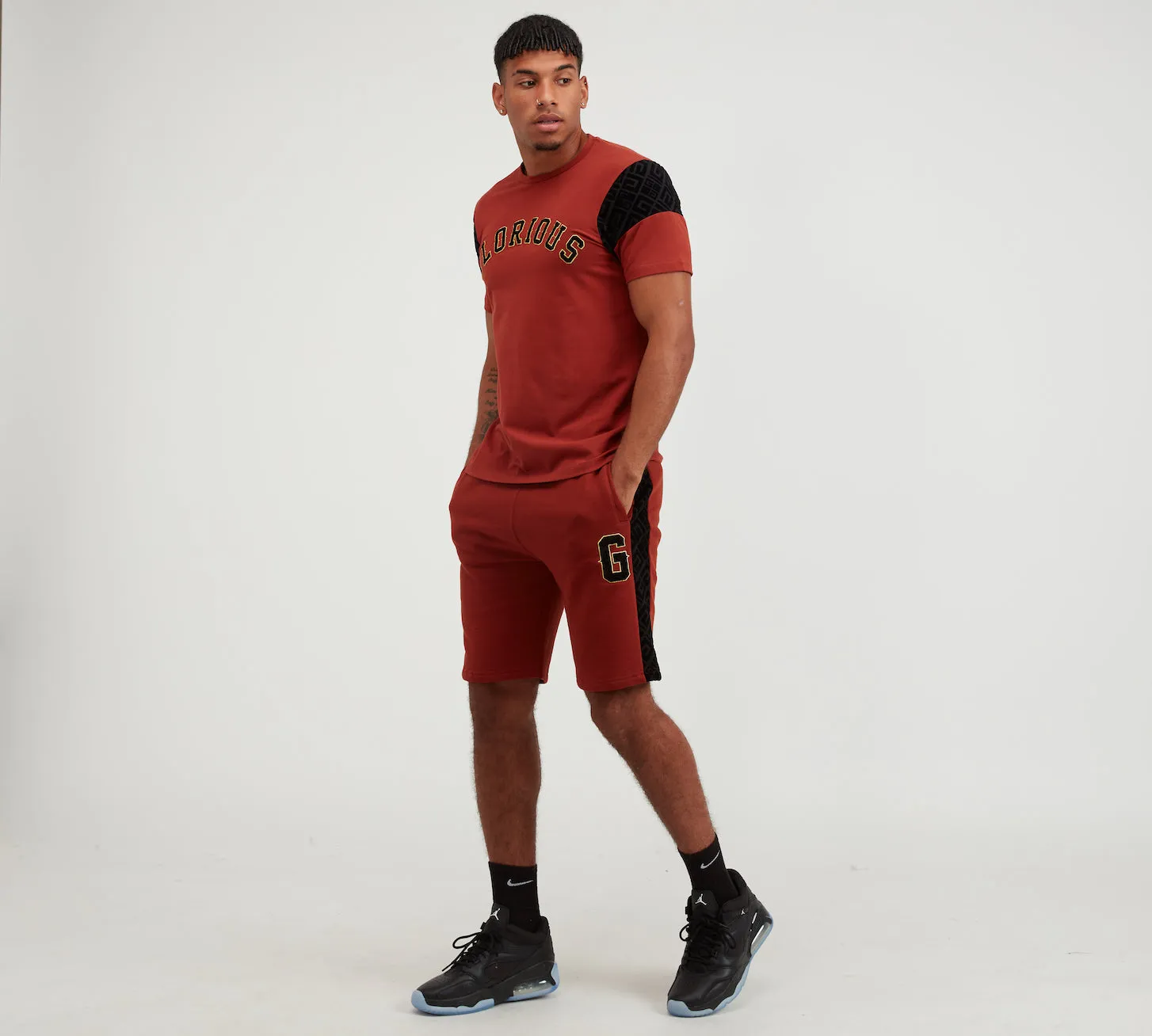 Glorious Gangsta Destino Shorts Rust Brown