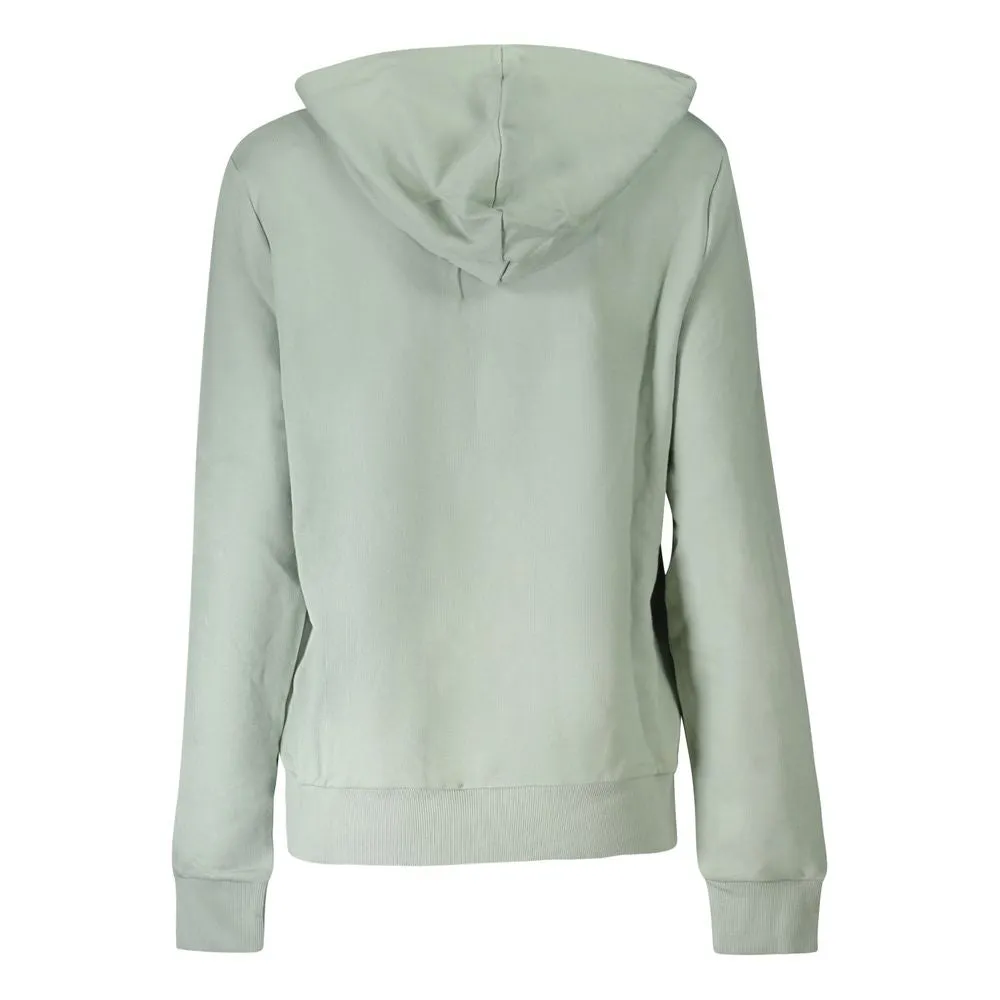 Green Cotton Women Sweater