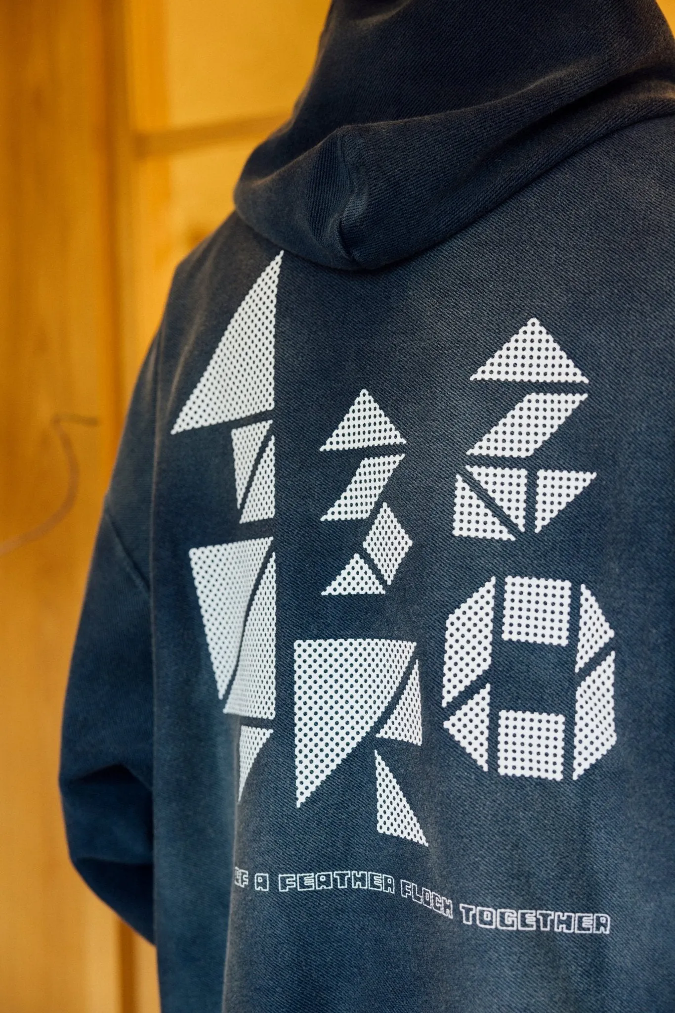 GROCERY SW-432 ODÝSSEIA PULLOVER HOODIE/ DARK SEA BLUE