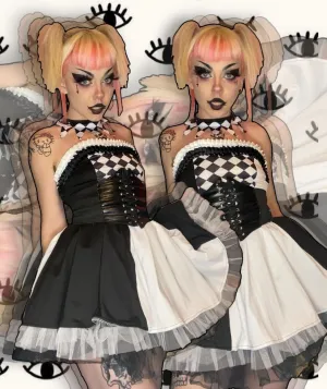 Halloween Strapless Dresses  (4 piece set) KF82307