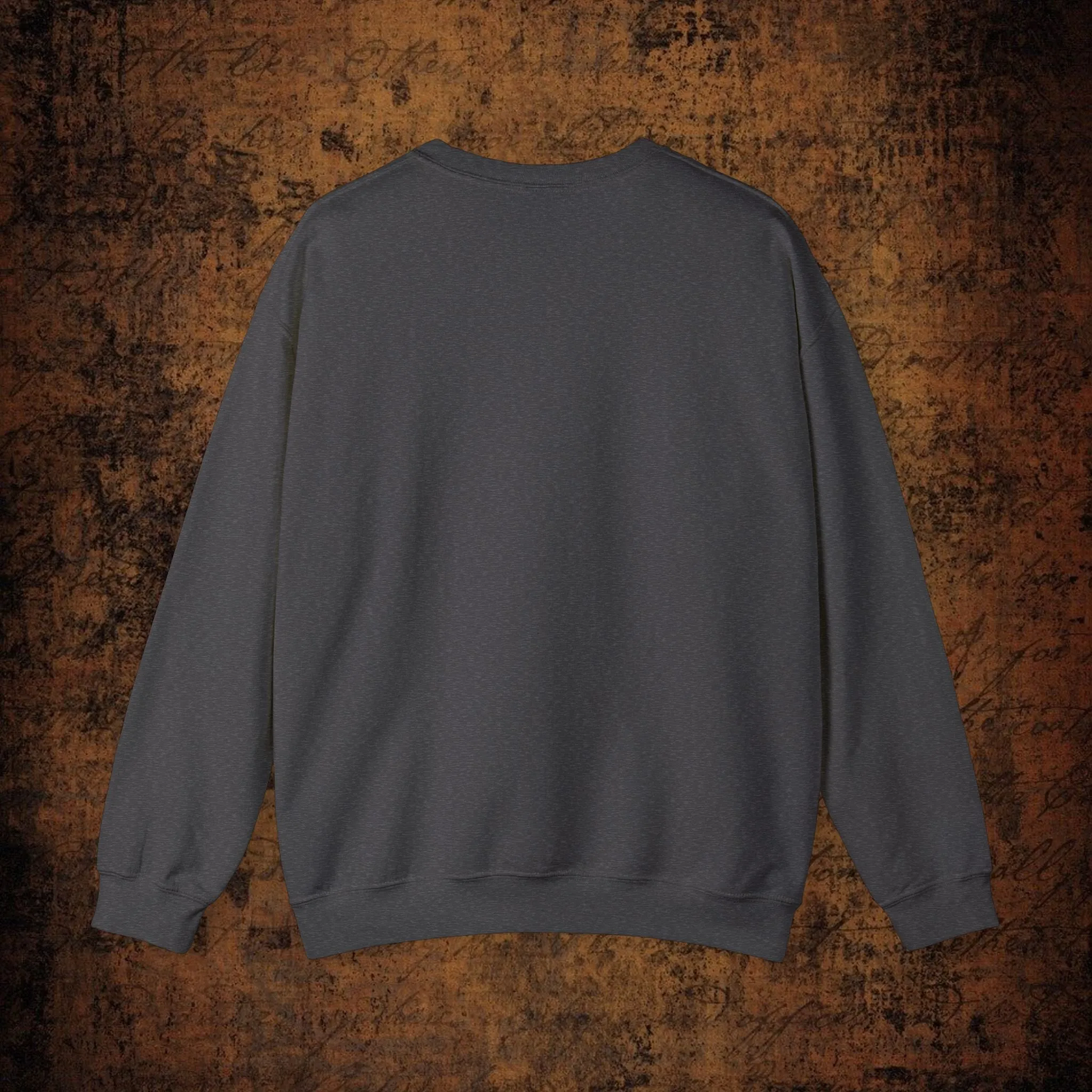 Halloween Unisex Heavy Blend™ This Is Some Boo Shit Typography Embroidered Crewneck Sweatshirt