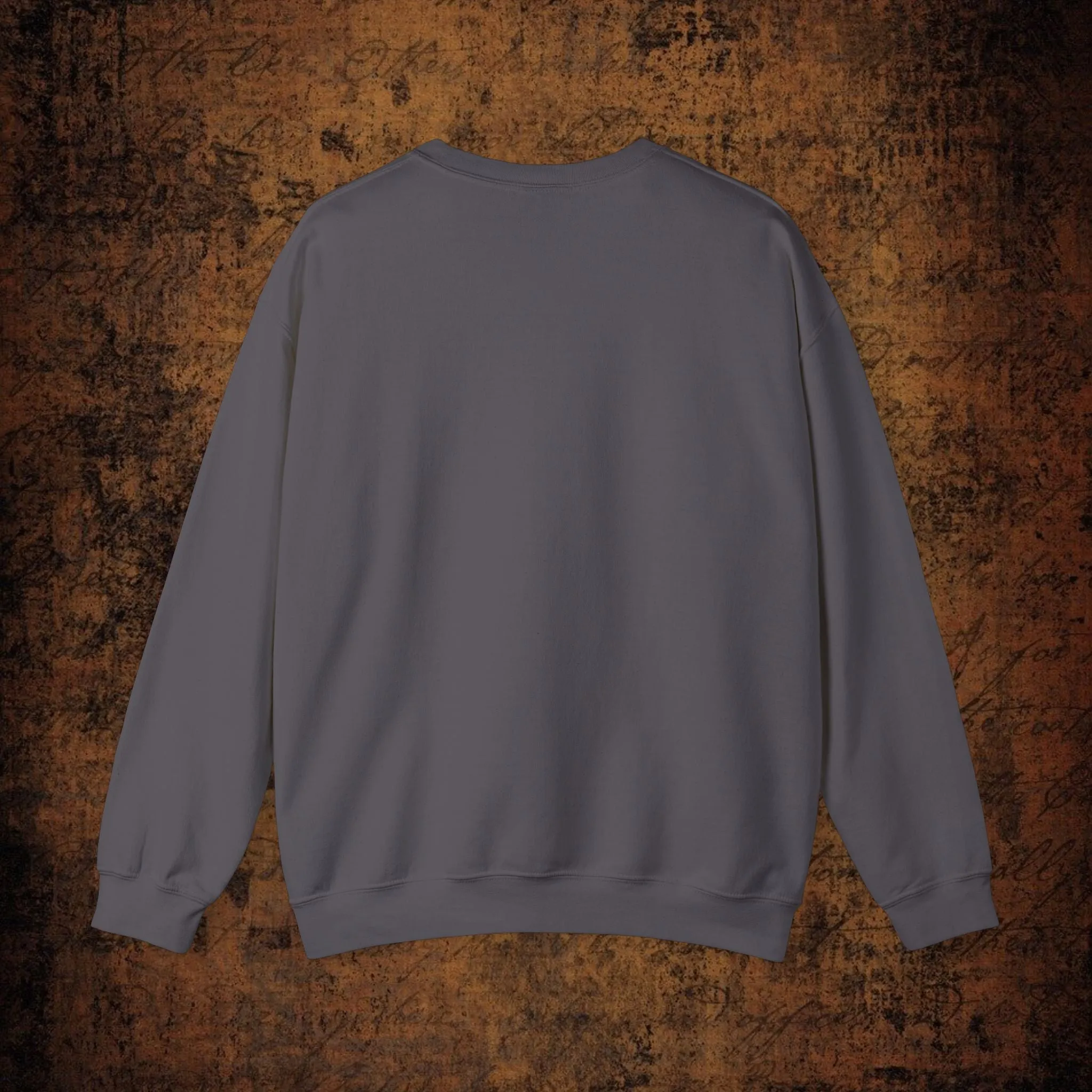 Halloween Unisex Heavy Blend™ This Is Some Boo Shit Typography Embroidered Crewneck Sweatshirt