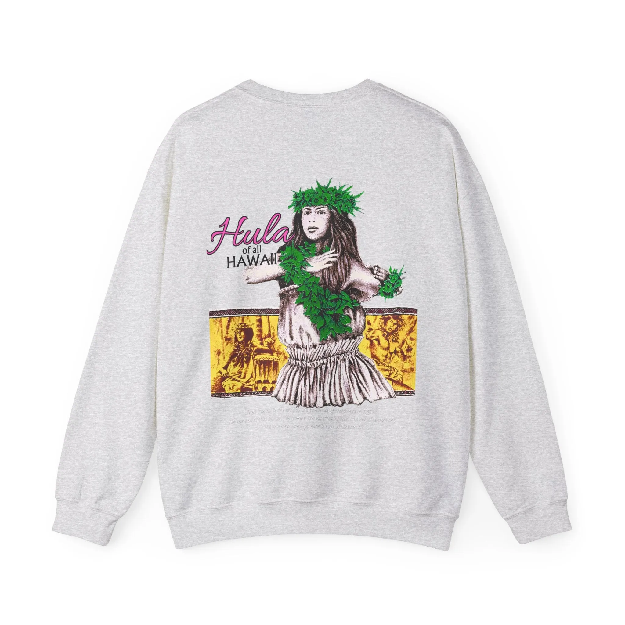 Hawaiian Strength Hula of all Hawaii Vintage Design 90s New Print Unisex Heavy Blend™ Crewneck Sweatshirt