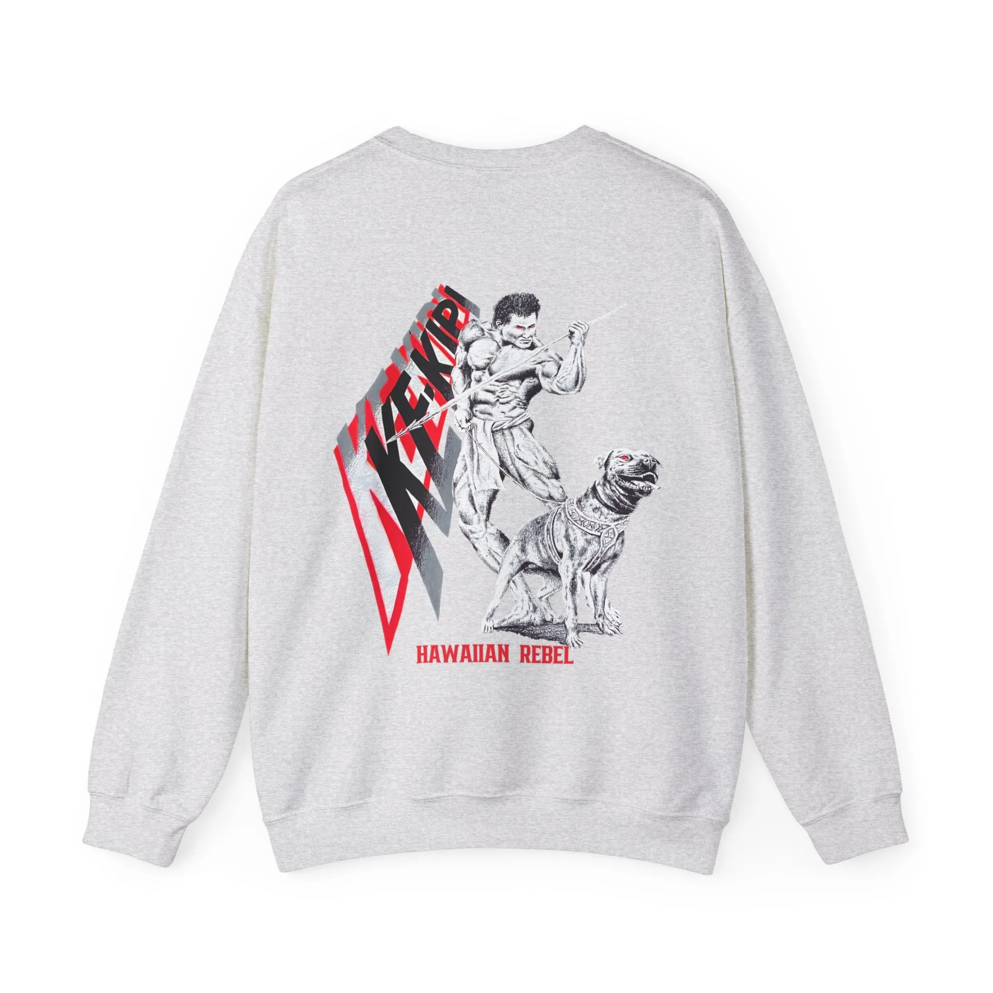 Hawaiian Strength Ke-Kipi Hawaiian Rebel Vintage Design 90s New Print Unisex Heavy Blend™ Crewneck Sweatshirt