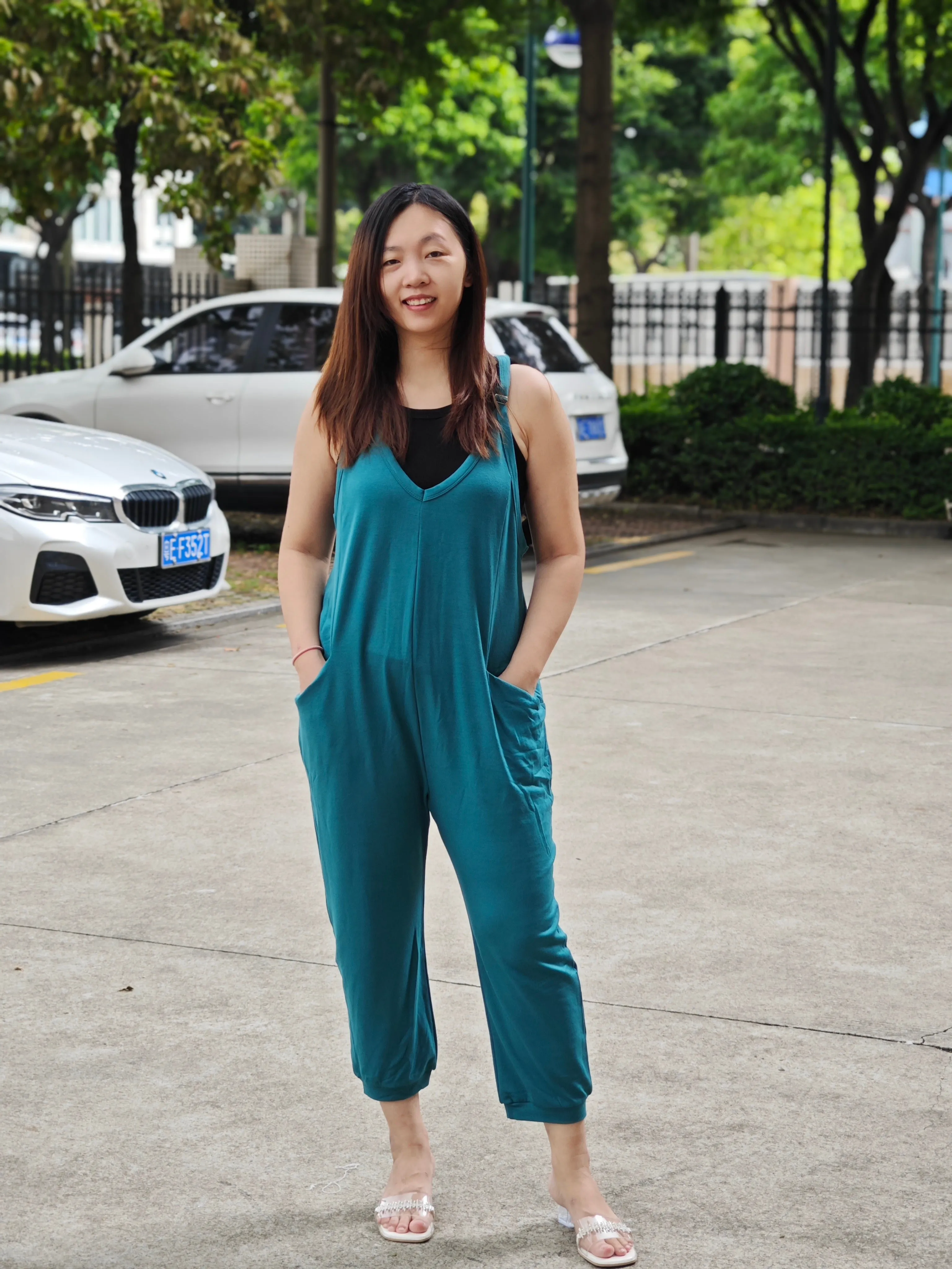 Hazel Blues® |  Becky Romper in Assorted Fall Colors