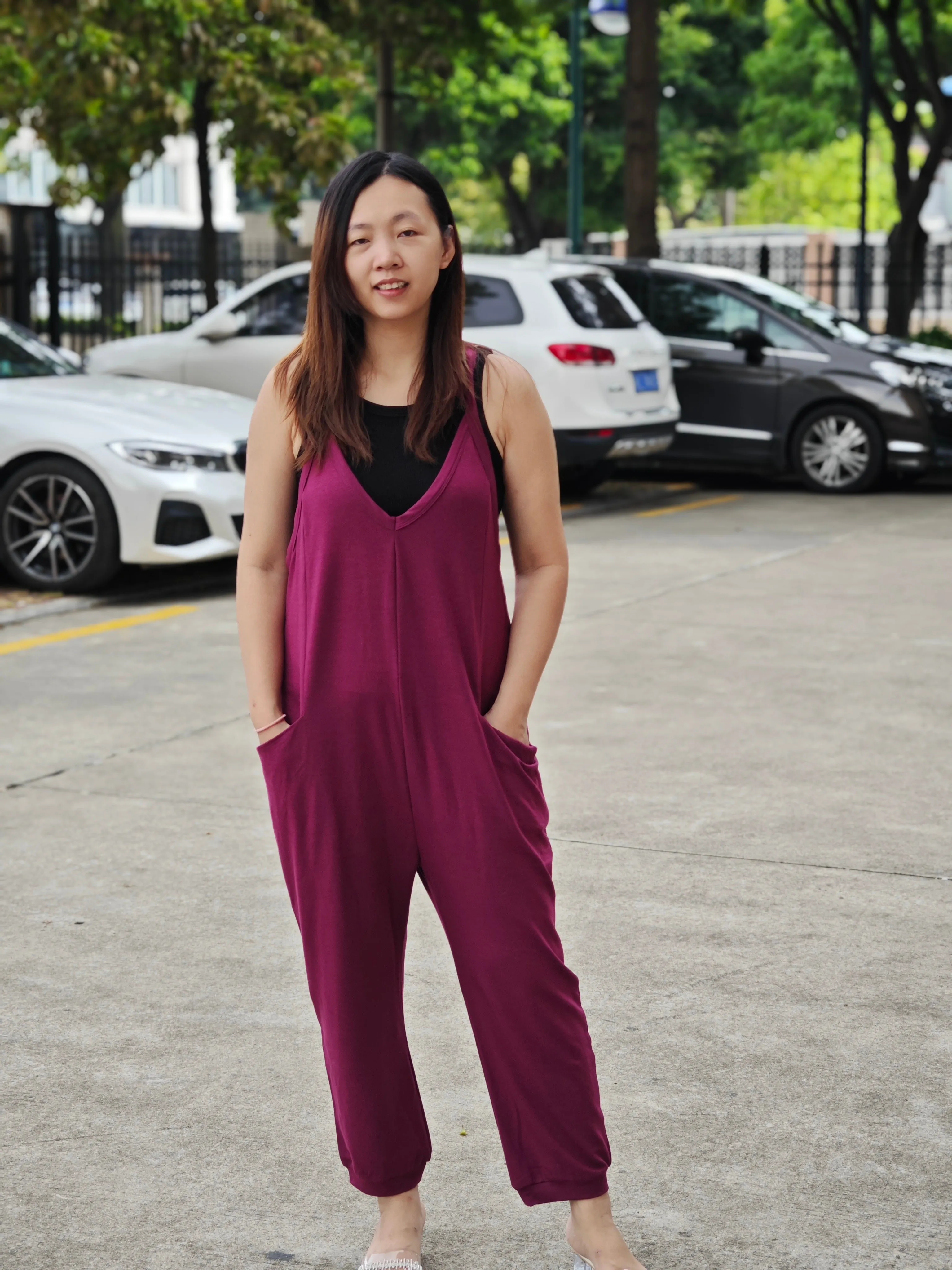Hazel Blues® |  Becky Romper in Assorted Fall Colors