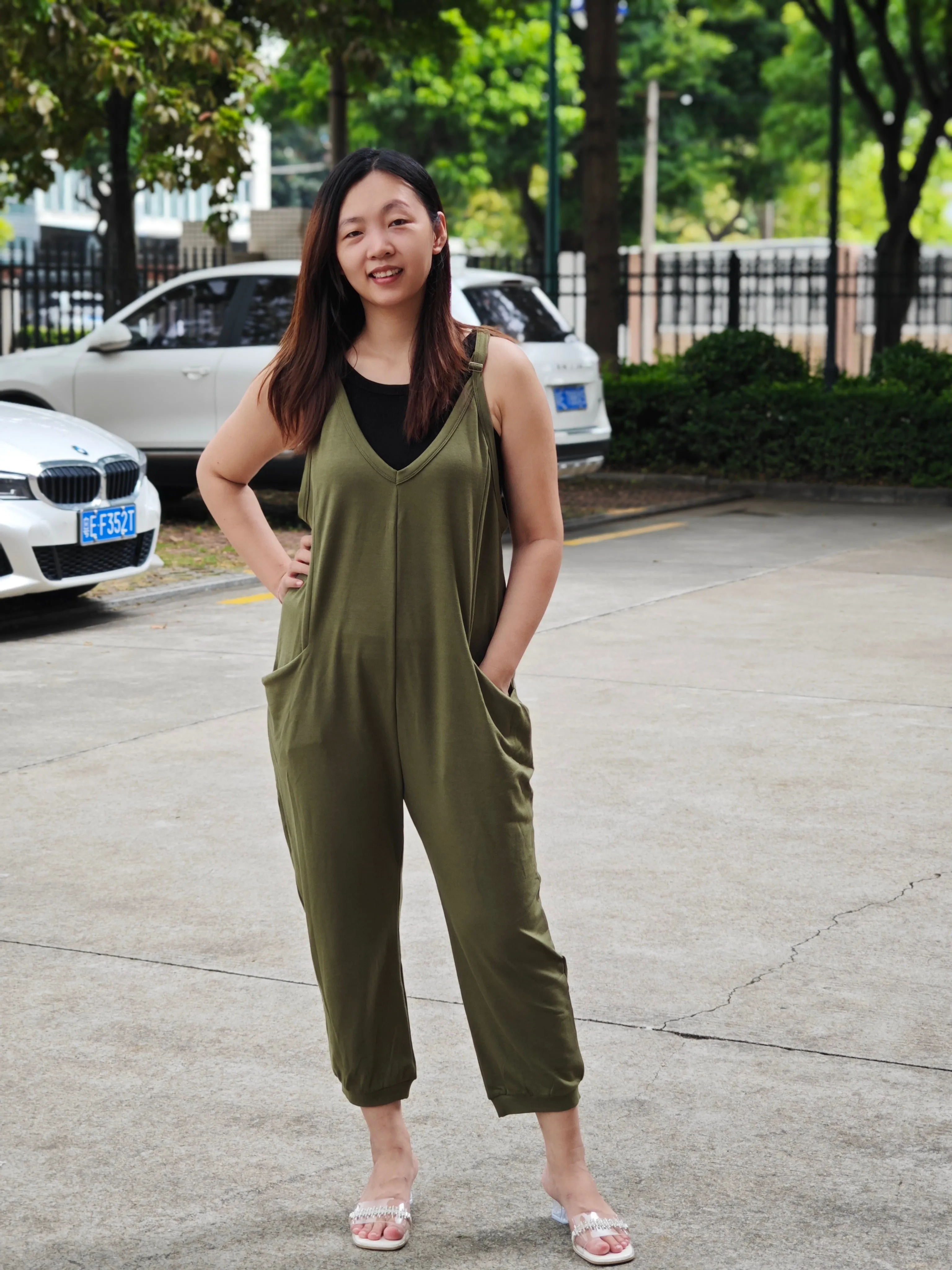 Hazel Blues® |  Becky Romper in Assorted Fall Colors