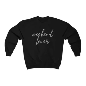 Hazel Blues® | Weekend Lover Crew Graphic Sweatshirt