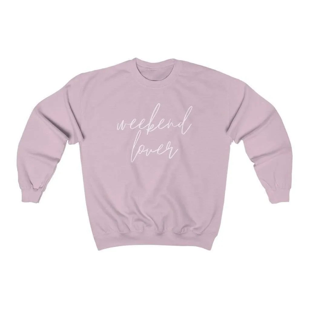 Hazel Blues® | Weekend Lover Crew Graphic Sweatshirt