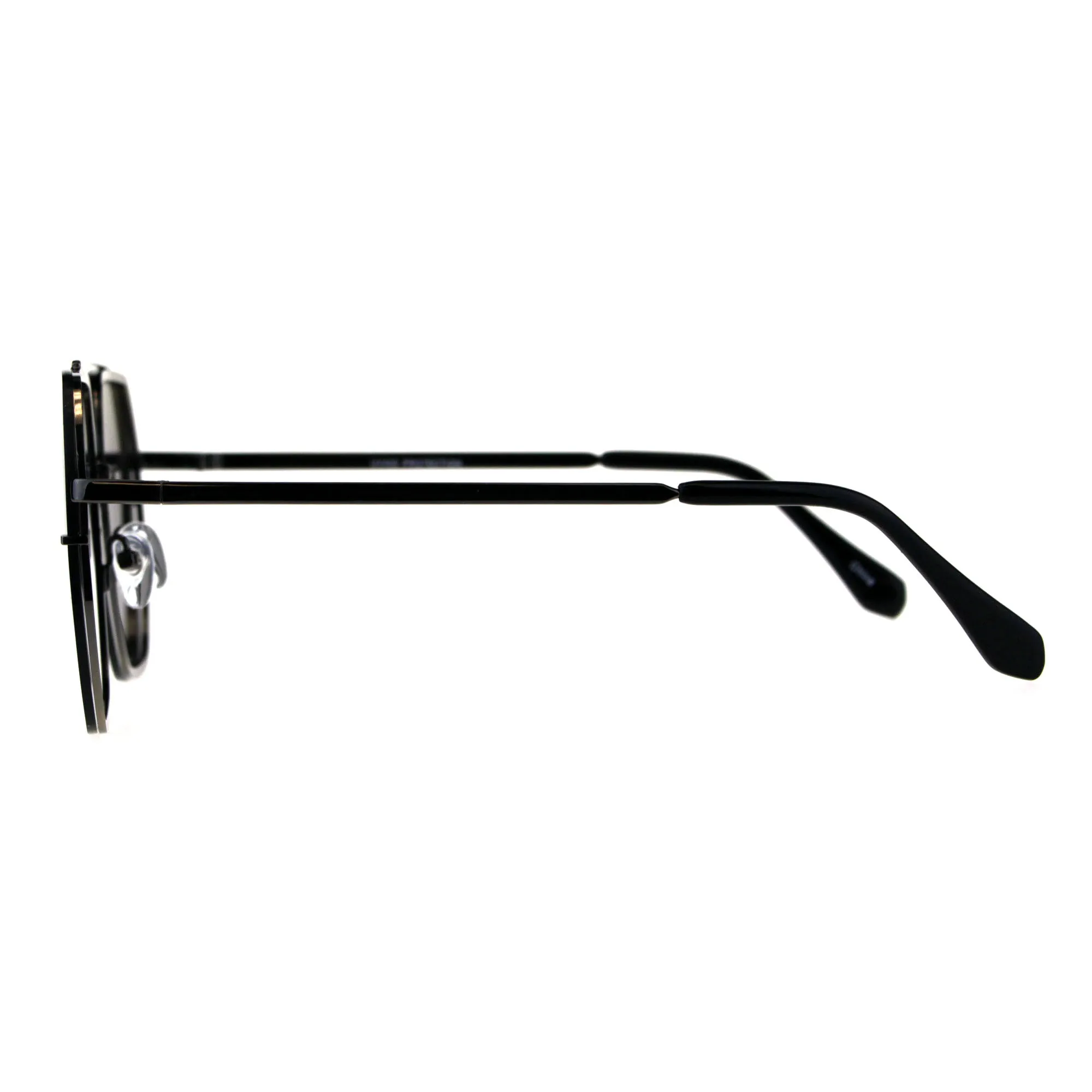 Hepta-Square Mirrored  Pilot Sunglasses