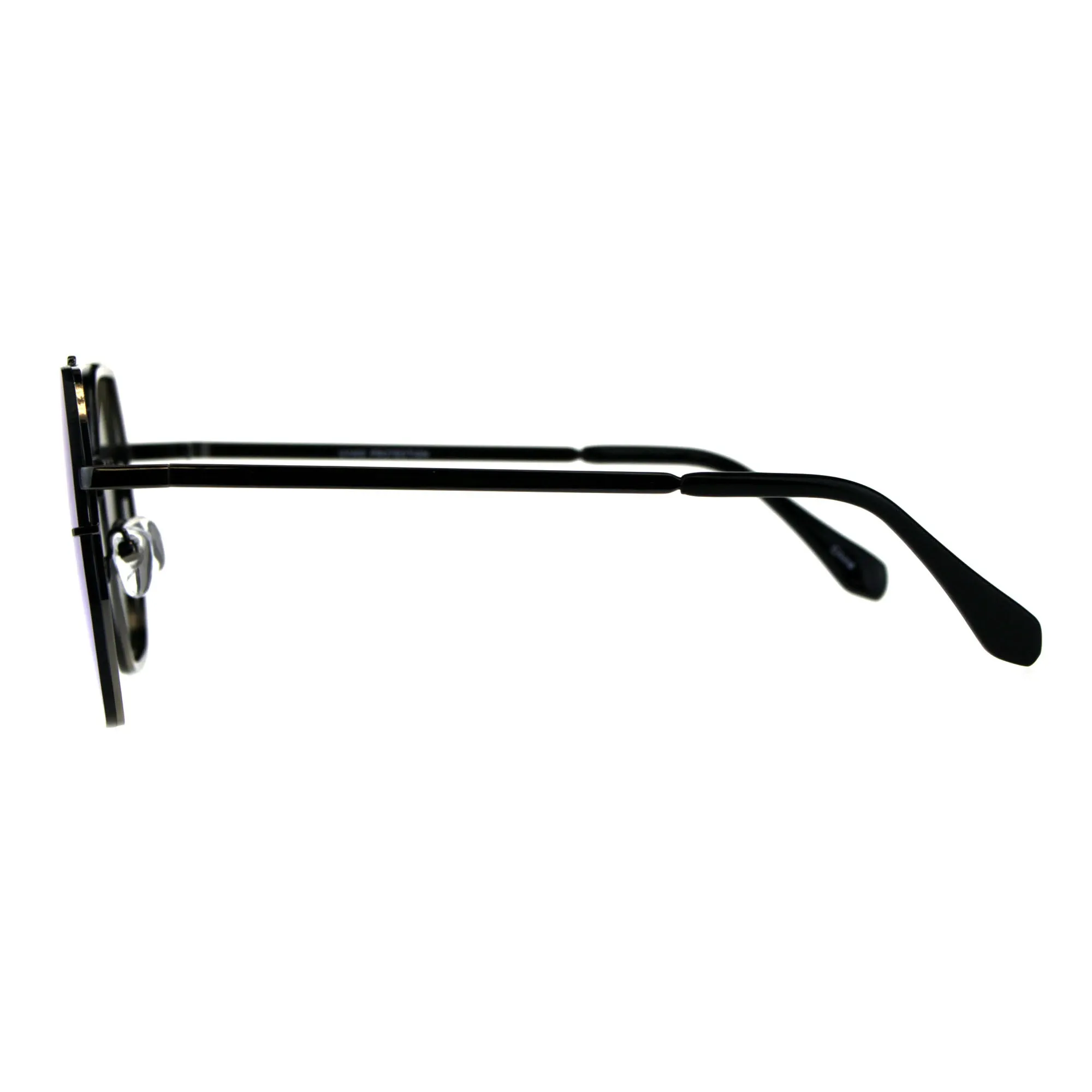Hepta-Square Mirrored  Pilot Sunglasses