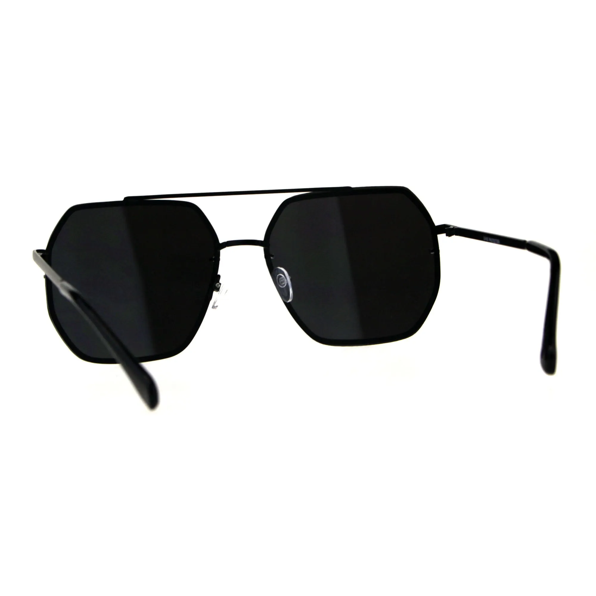 Hepta-Square Mirrored  Pilot Sunglasses