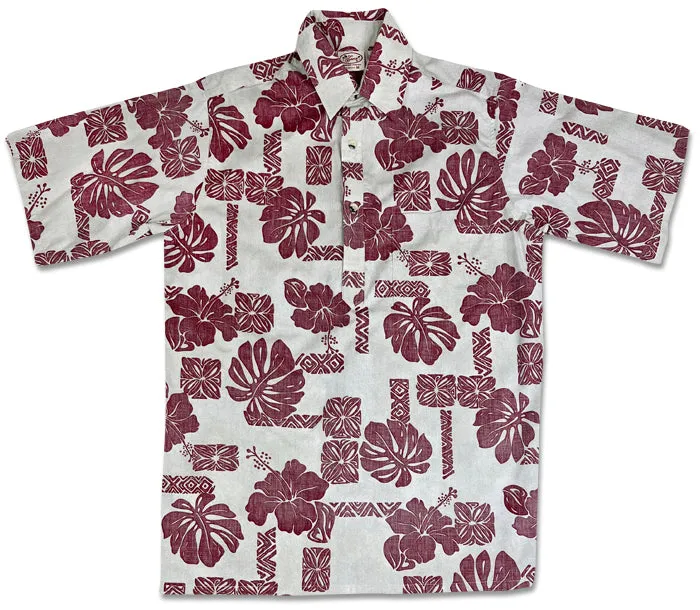 Hibiscus Pareo Pullover (Khaki)