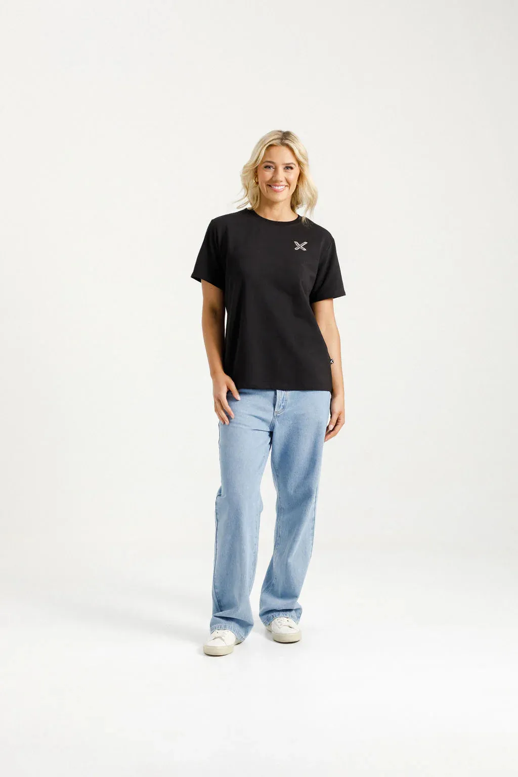 Homelee -Chris Tee-Black with Shadow X